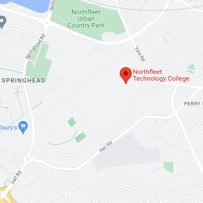 Map of Northfleet Technology College